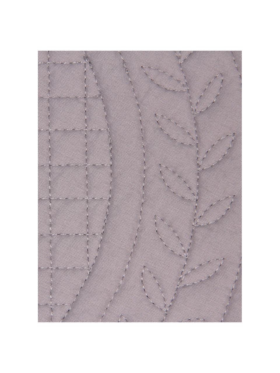 Placemats Boutis, 2 stuks, 100% katoen, Lavendel, B 49 x L 34 cm