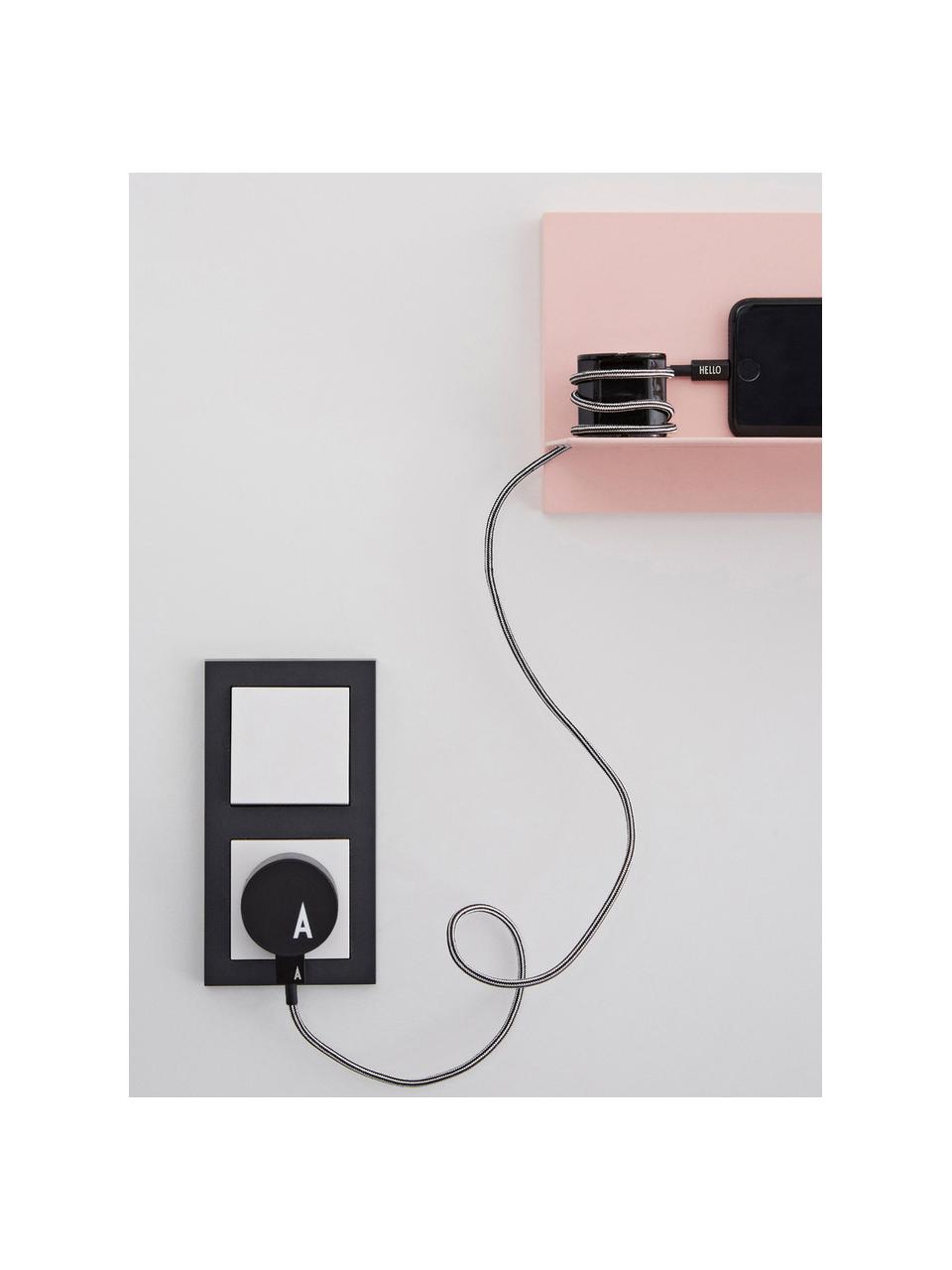 Chargeur MyCharger (design en versions allant de A à Z), Plastique, Noir, Chargeur Y