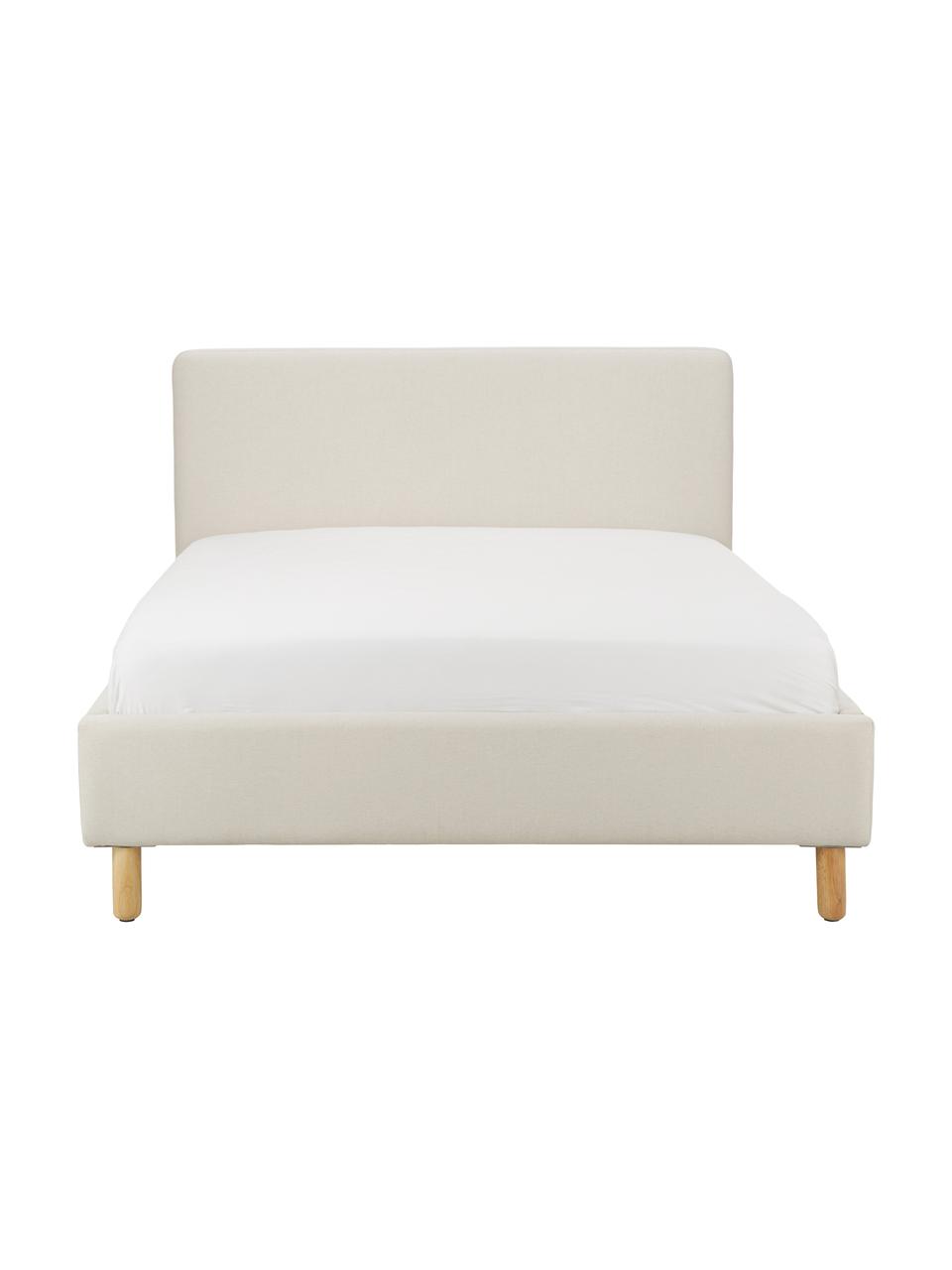 Čalouněná postel Celeste, Krémově bílá, Š 160 cm, D 200 cm