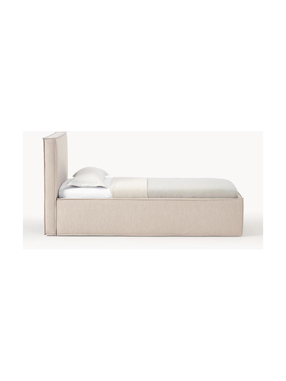 Čalúnená posteľ Dream, Béžová, Š 90 x D 200 cm