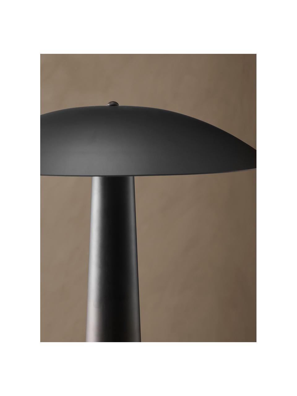 Malá stojacia lampa Moonbeam, Čierna, Ø 50 x V 130 cm