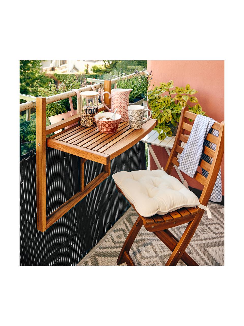 Table de balcon rabattable en bois Lodge