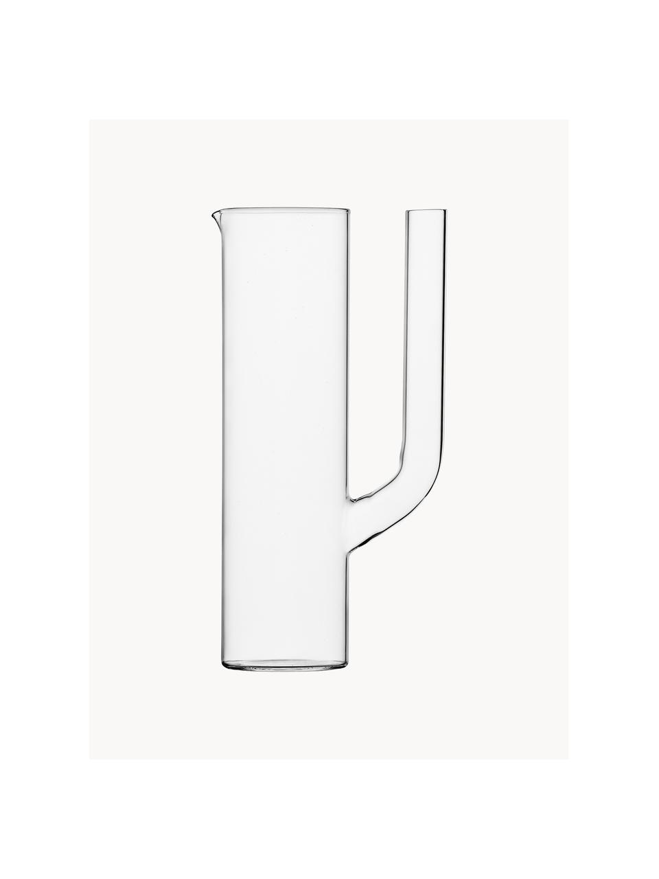 Caraffa fatta a mano Cactus, 1,1 L, Vetro borosilicato, Trasparente, 1,1 L