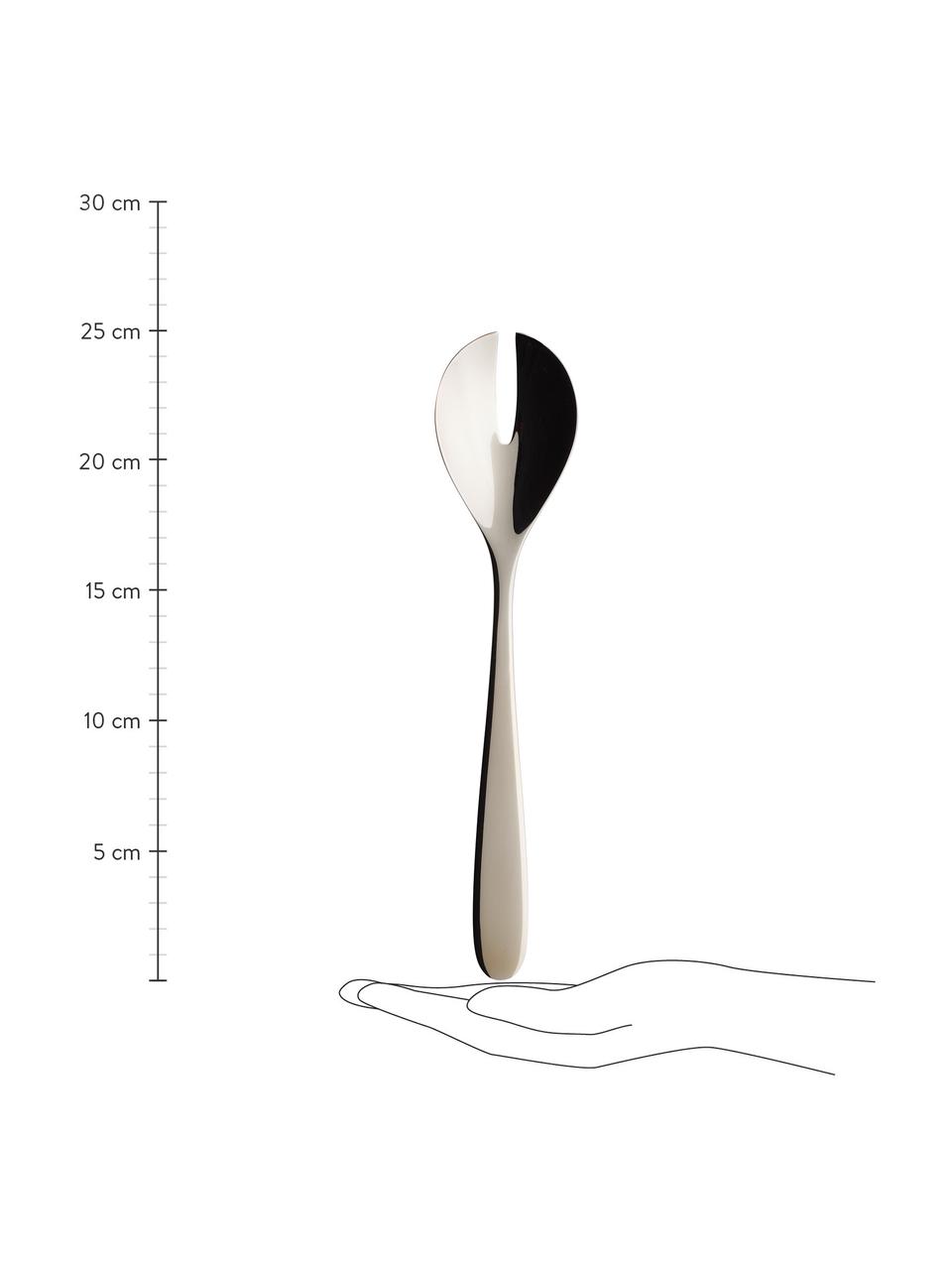 Salatbesteck Daily Line, 2er-Set, Edelstahl, Silberfarben, L 25 cm