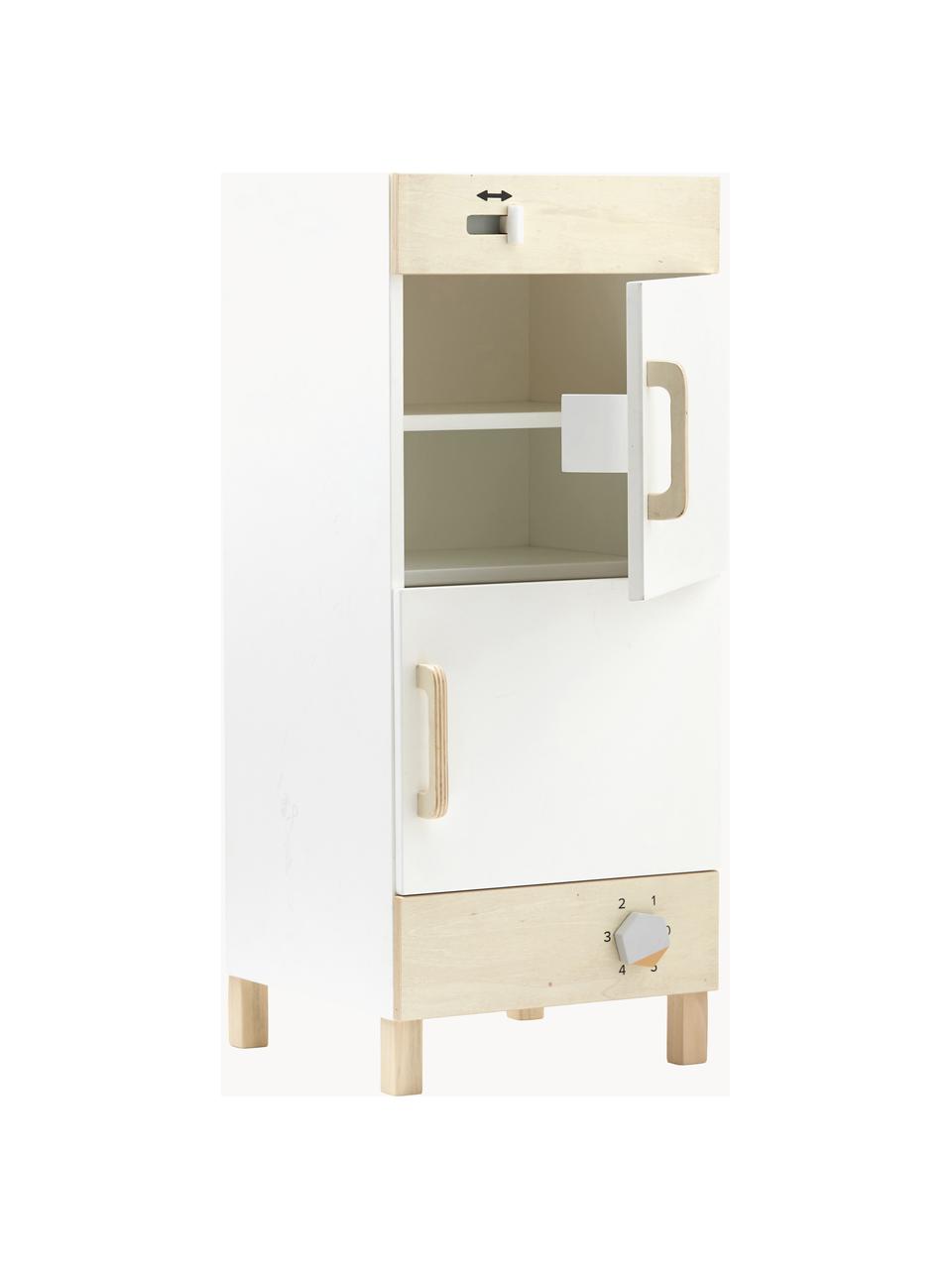 Frigo pour enfants Kids' Hub, MDF, contreplaqué, bois de peuplier, laqué, Bois, blanc, larg. 30 x haut. 73 cm