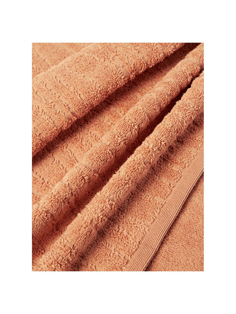 Asciugamano Audrina, varie misure, Peach, Asciugamano, Larg. 50 x Lung. 100 cm, 2 pz