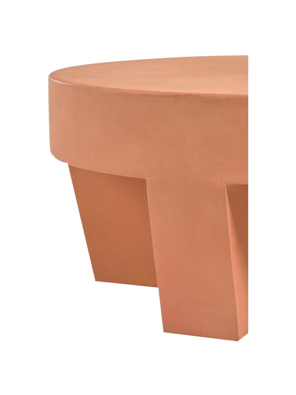 Tavolino da giardino color terracotta Vilena, Terracotta, Terracotta, Ø 60 x Alt. 30 cm