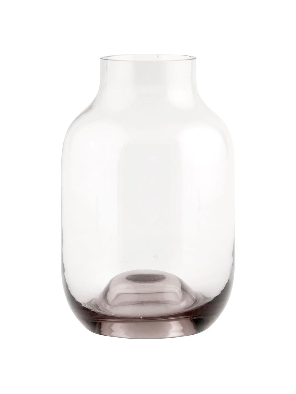 Mały wazon ze szkła Shabergie, Szkło, Blady różowy, Ø 9 x W 14 cm