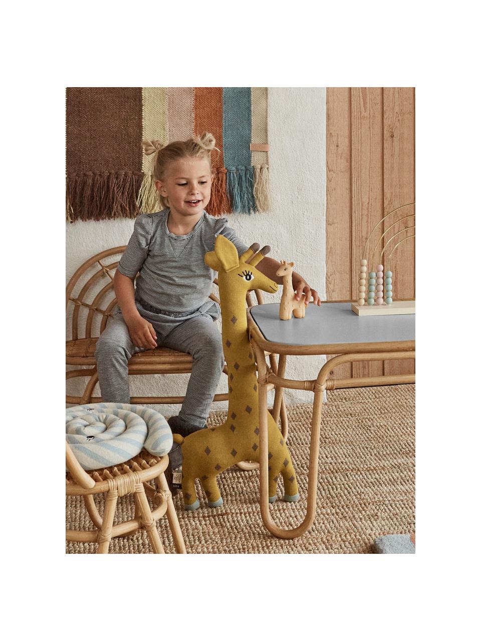 Giocattolo massaggiagengive Giraffe Noah, Senza gomma, BPA e ftalati, Beige, nero, Larg. 10 x Alt. 15 cm