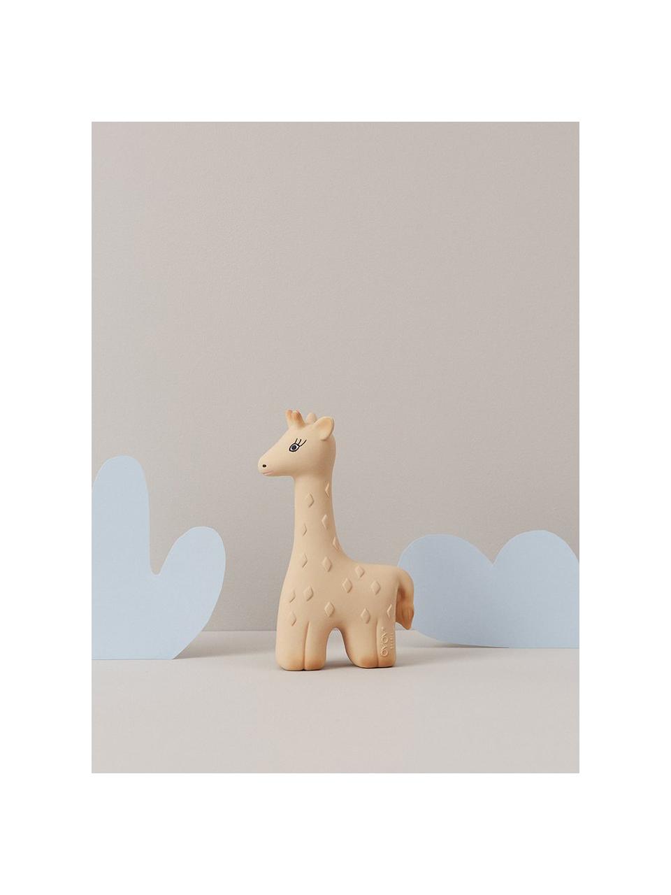 Beisstier Giraffe Noah, Gummi, BPA und Phthalate frei, Beige, Schwarz, B 10 x H 15 cm