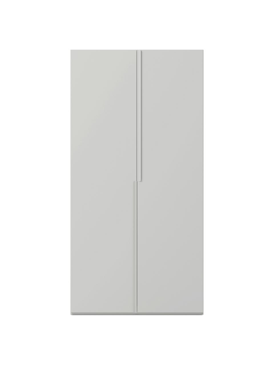 Modulární skříň s otočnými dveřmi Leon, šířka 100 cm, více variant, Šedá, Interiér Basic, Š 100 x V 200 cm