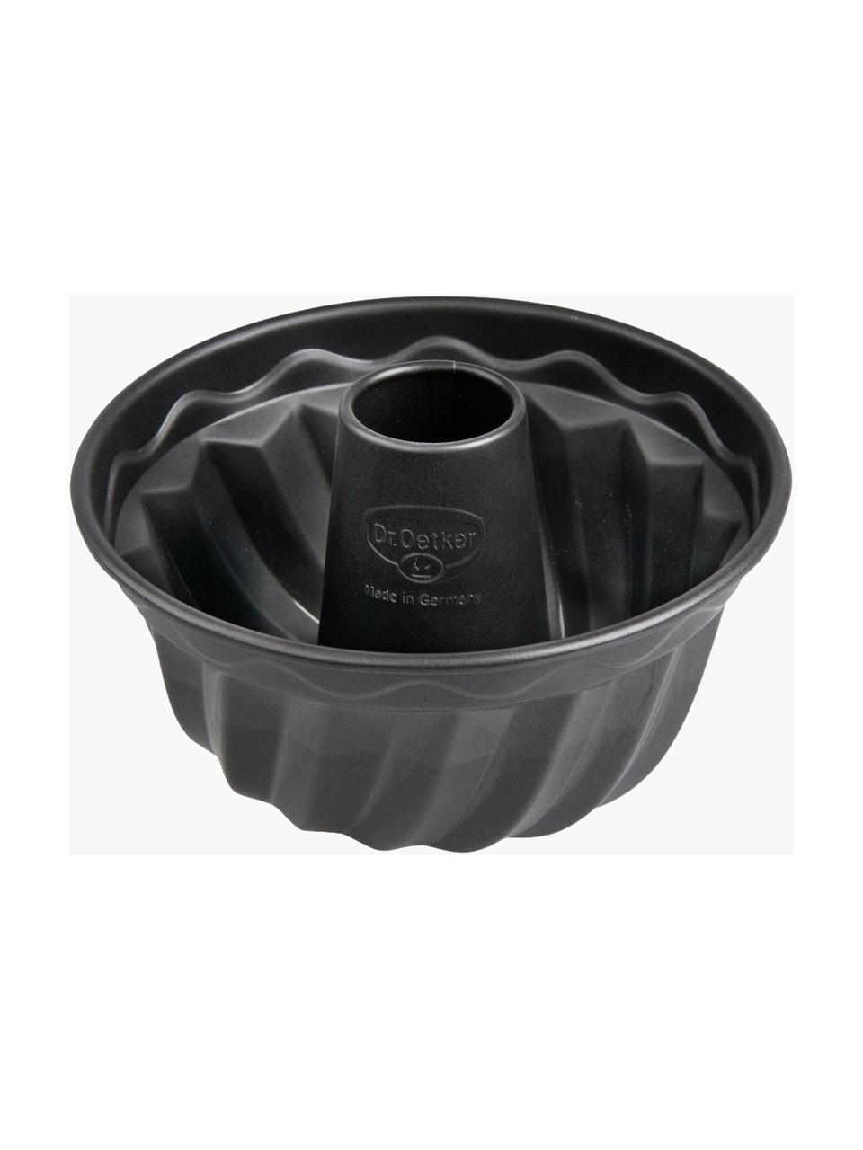 Molde para horno antiadherente Mabel, Acero con revestimiento antiadherente, Negro, Ø 18 x Al 12 cm