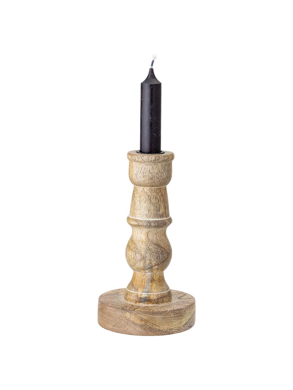 Candelabro Malintu, Madera de mango, Marrón, Ø 10 x Al 17 cm