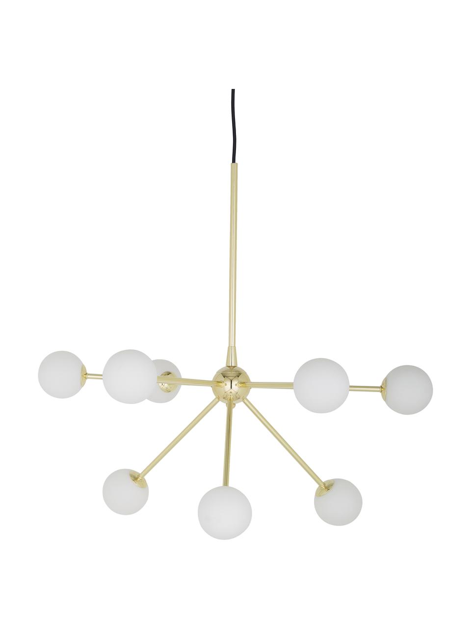 Grande suspension multi-flamme Space, Couleur dorée