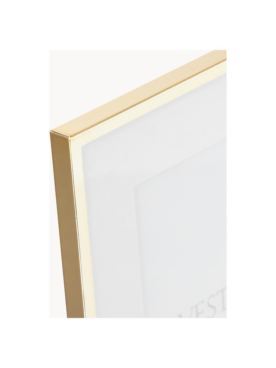 Cornice portafoto Memory, varie misure, Cornice: metallo rivestito, Dorato, 10 x 15 cm