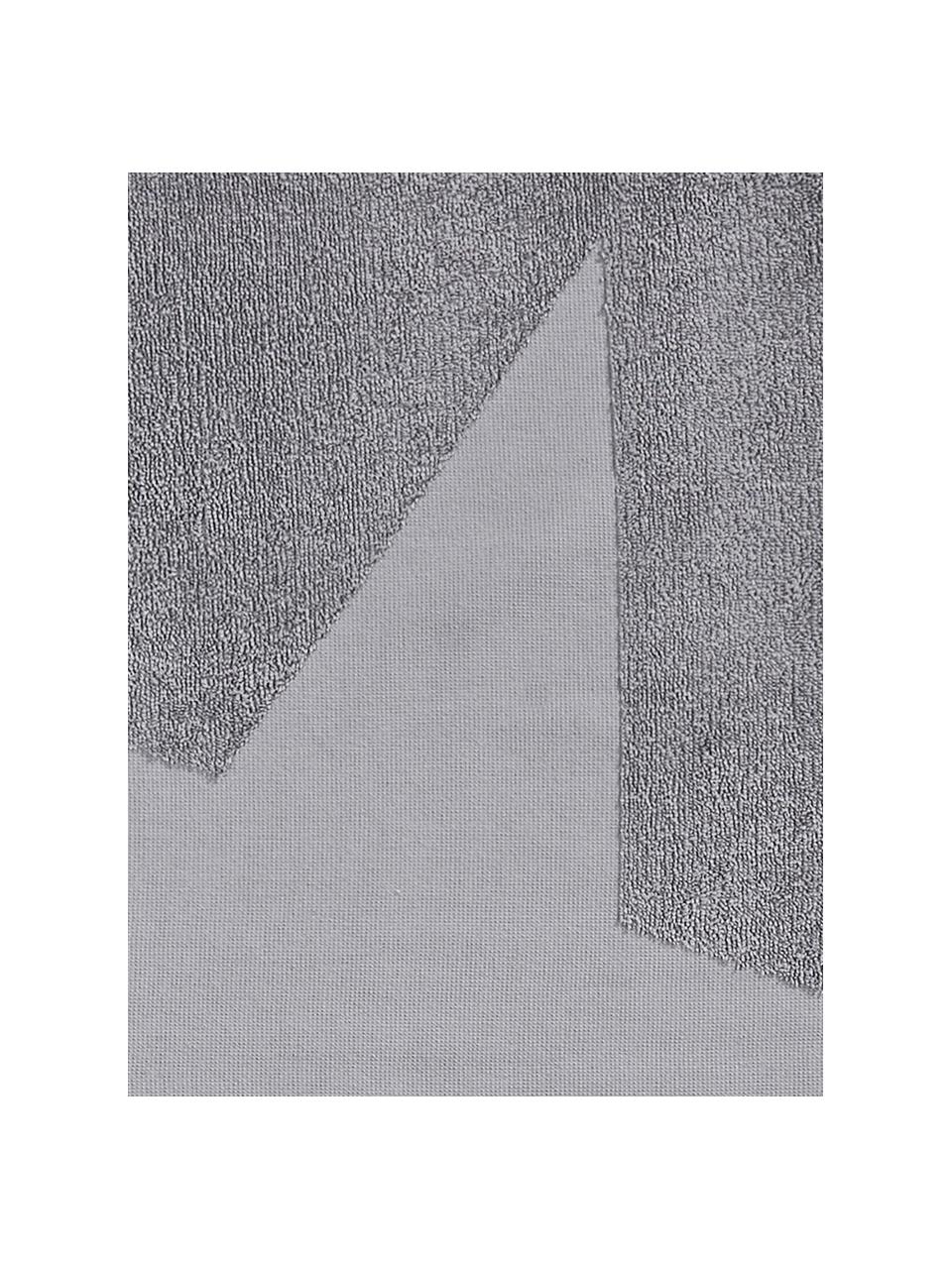 Serviette de plage grise Capri, Gris argent