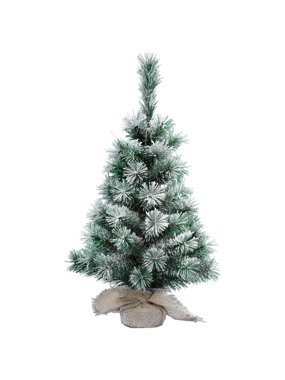 Künstlicher Weihnachtsbaum Vancouver, beschneit, Grün, Weiß, Ø 26 x H 45 cm