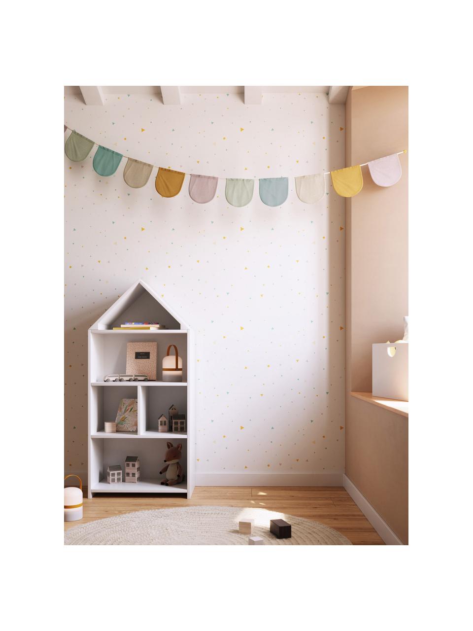 Regał dla dzieci Celeste, Płyta pilśniowa średniej gęstości (MDF) lakierowana, Biały, S 50 x W 105 cm