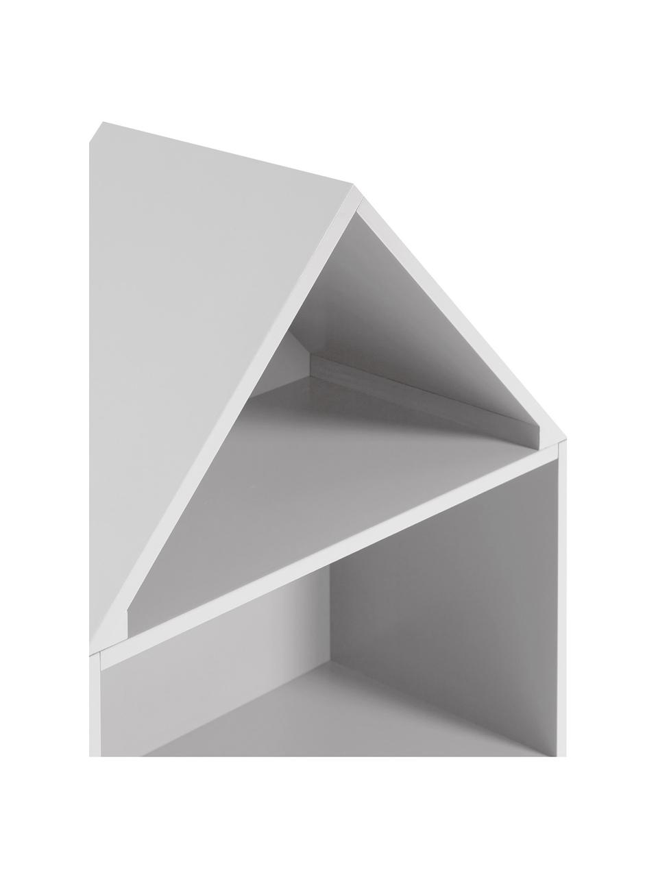 Regał dla dzieci Celeste, Płyta pilśniowa średniej gęstości (MDF) lakierowana, Biały, S 50 x W 105 cm