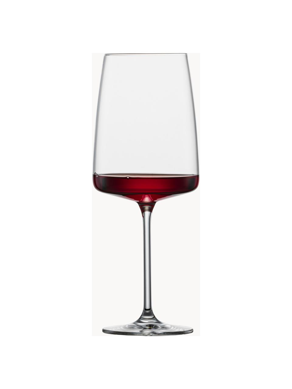 Krištáľové poháre na víno Vivid Senses, 2 ks, Tritanové krištáľové sklo, Priehľadná, Ø 9 x V 24 cm, 660 ml