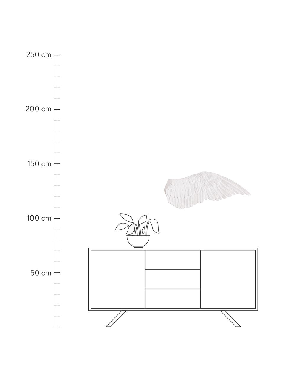 Design wandobject Memorabilia Mvsevm, Glasvezel, Wit, B 80 x H 32 cm