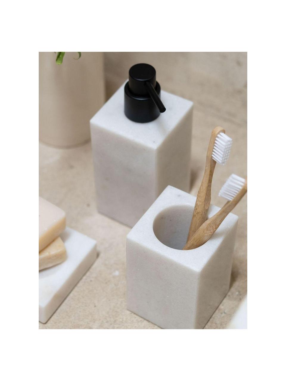 DISPENSER SAPONE EFFETTO MARMO - NERO – DORA HOME