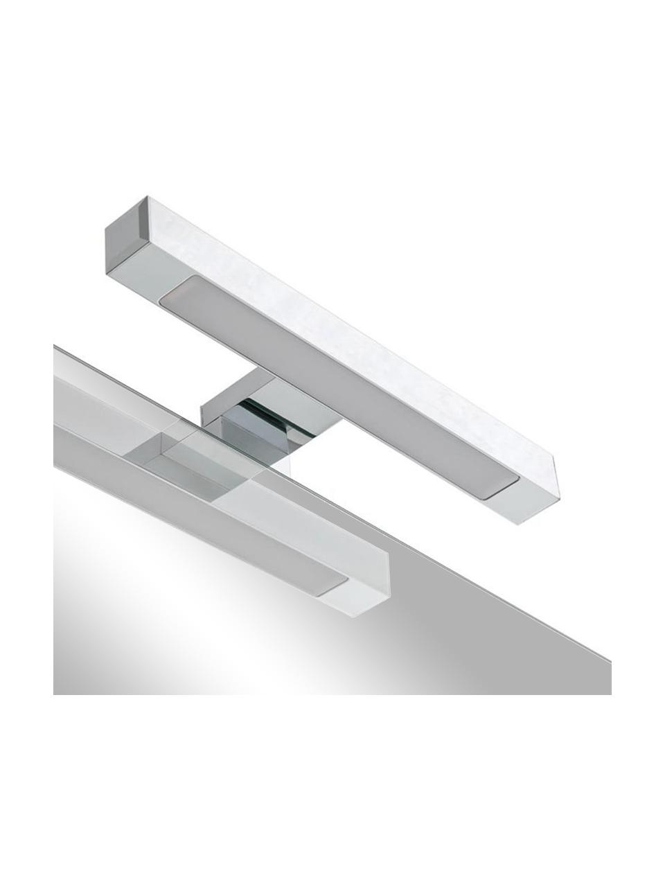Waschtisch-Set One, 4-tlg., Griff: Aluminium, beschichtet, Spiegelfläche: Spiegelglas, Rückseite: ABS-Kunststoff, Dunkelbraun, Set mit verschiedenen Größen