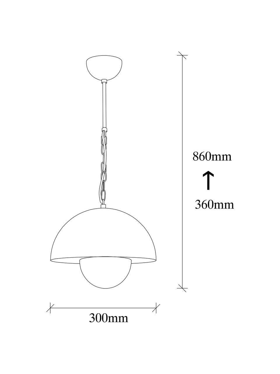 Lampa wisząca Yanigara, Czarny, Ø 30 cm