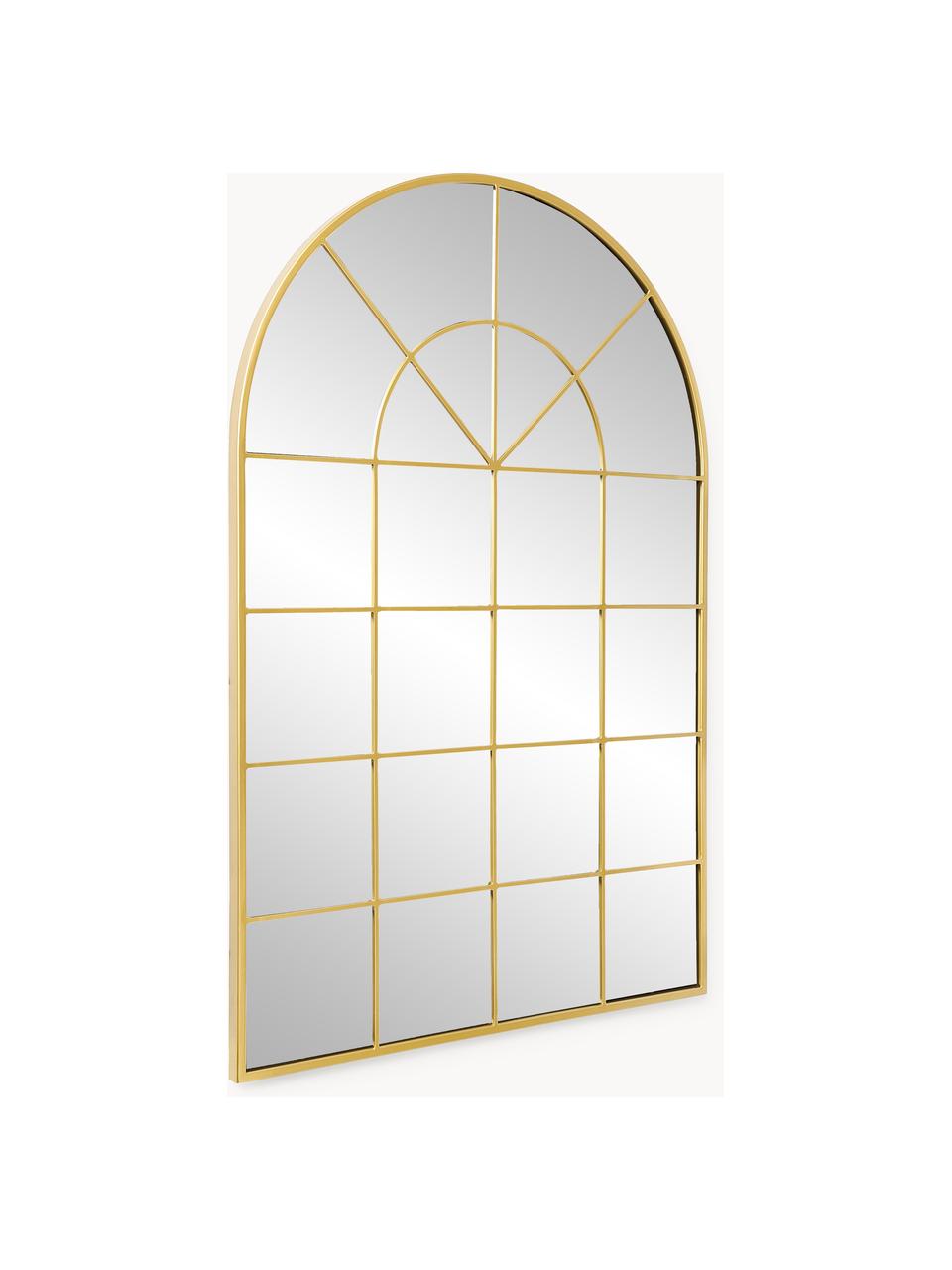 Espejo de pared ventana Clarita, Parte trasera: tablero de fibras de dens, Espejo: cristal, Dorado, An 60 x Al 90 cm