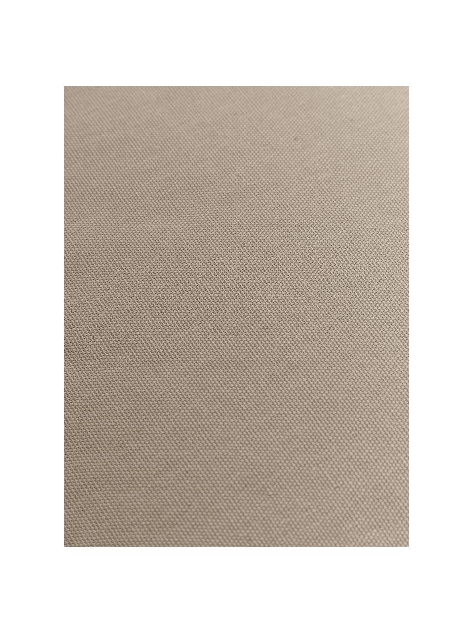 Cuscino sedia alto in cotone taupe Zoey, Rivestimento: 100% cotone, Taupe, Larg. 40 x Lung. 40 cm