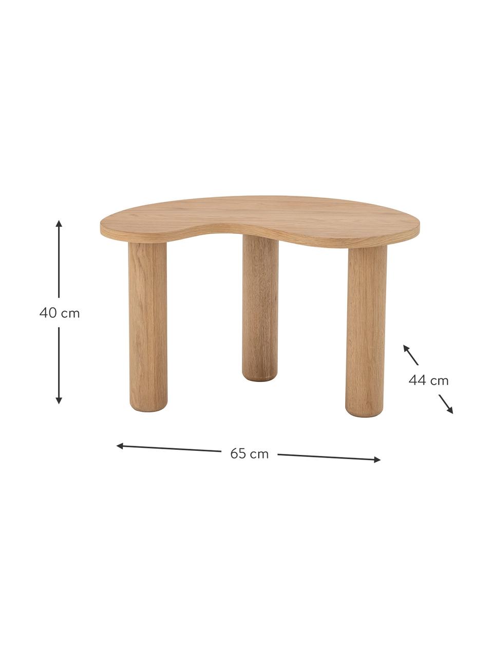 Mesa de centro de madera Luppa, Madera de caucho, Madera de caucho, An 65 x F 44 cm