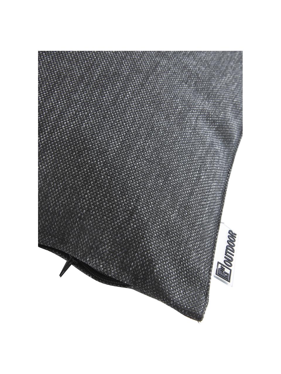 Exteriérový polštář Olef, s výplní, 100 % bavlna, Tmavě šedá, Š 45 cm, D 45 cm