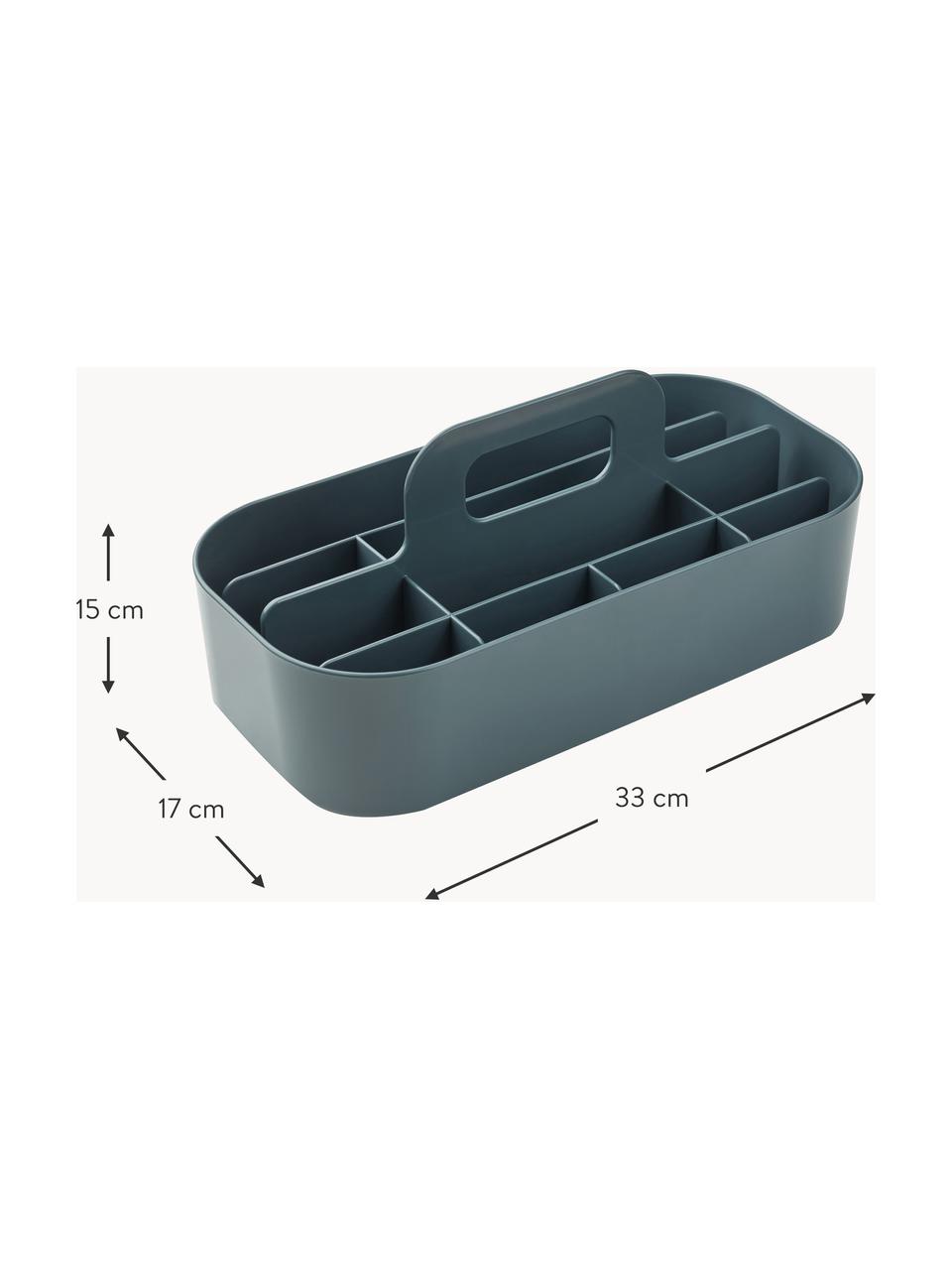 Organisateur Hope, 60 % plastique ABS recyclé, 40 % plastique ABS, Gris-bleu, larg. 33 x haut. 15 cm