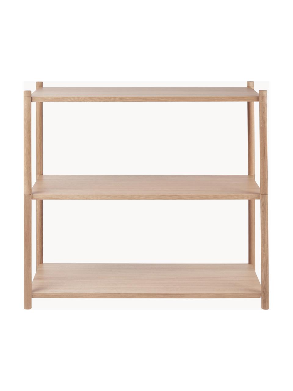 Estantería de madera de roble Sceene, Estantes: madera de roble, Estructura: madera de roble maciza, Madera de roble, An 93 x Al 82 cm