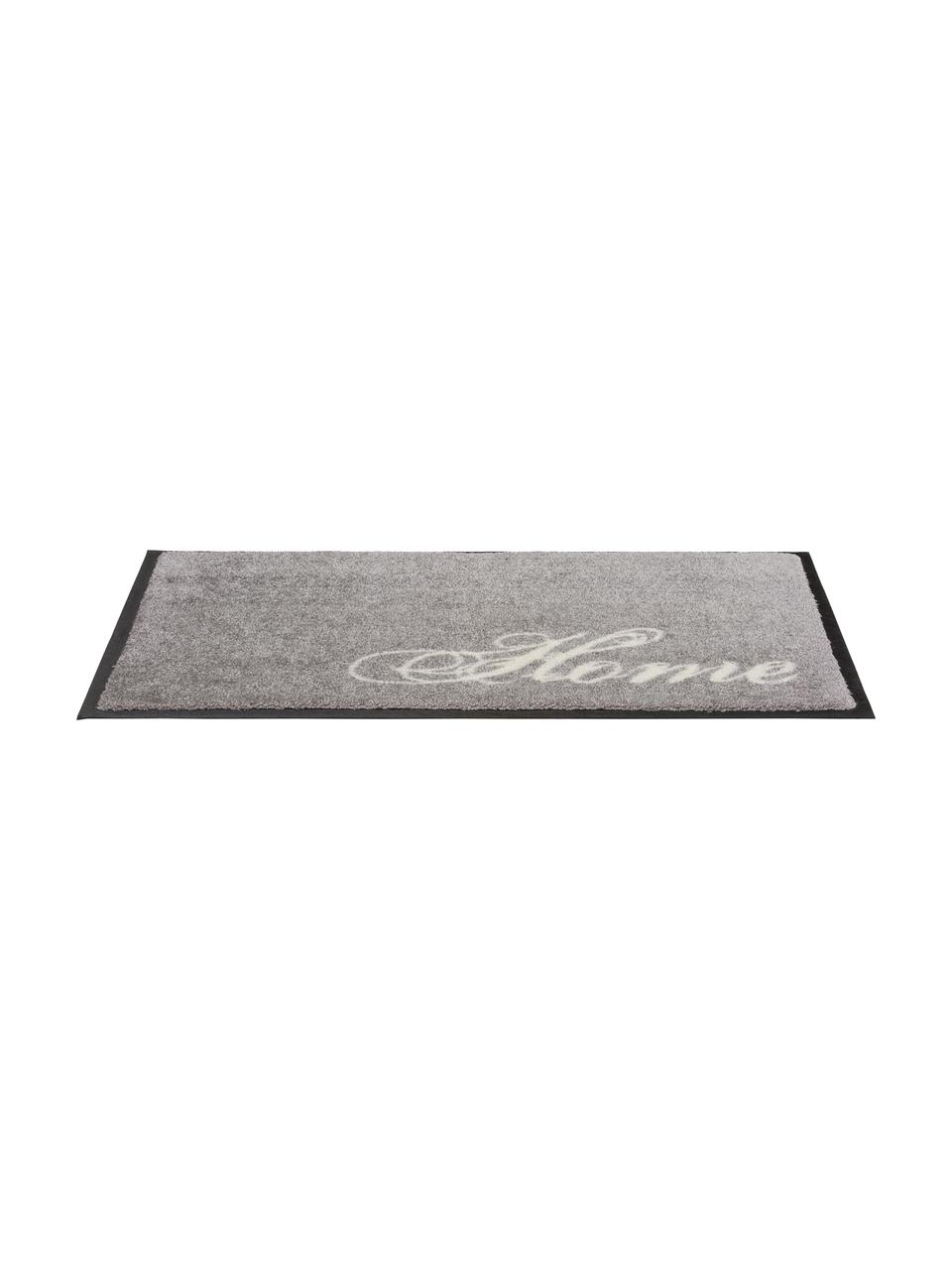 Paillasson Home, Gris, blanc, larg. 50 x long. 75 cm