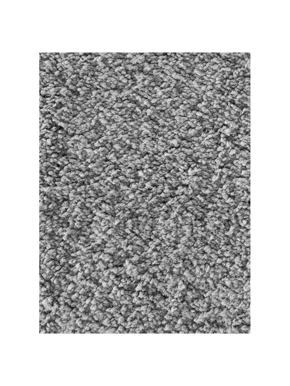 Flauschiger Hochflor-Teppich Leighton, Flor: Mikrofaser (100 % Polyest, Grau, B 80 x L 150 cm (Größe XS)
