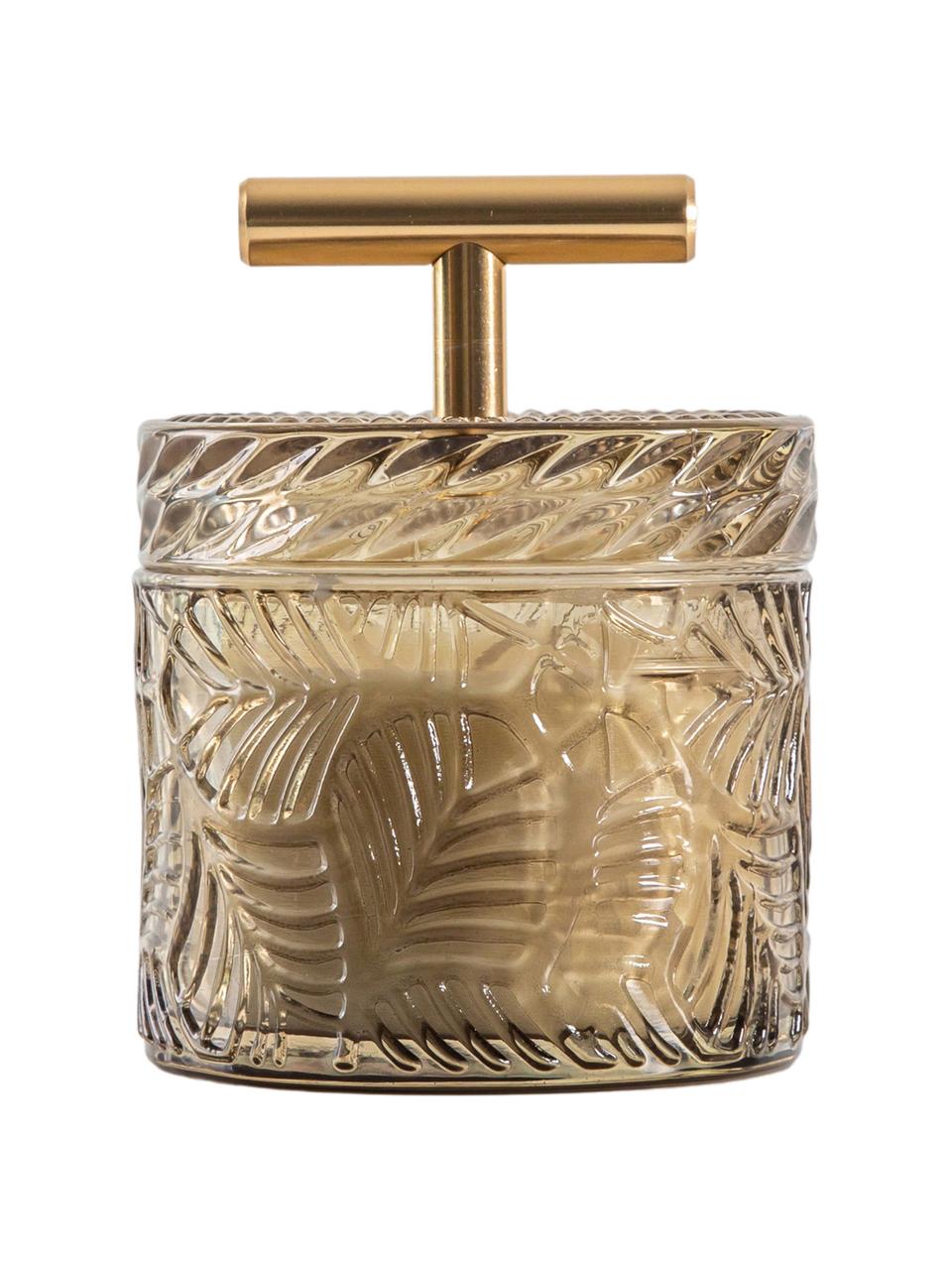 Bougie parfumée Theo (bois de santal), Brun, cuivre, Ø 9 x haut. 12 cm