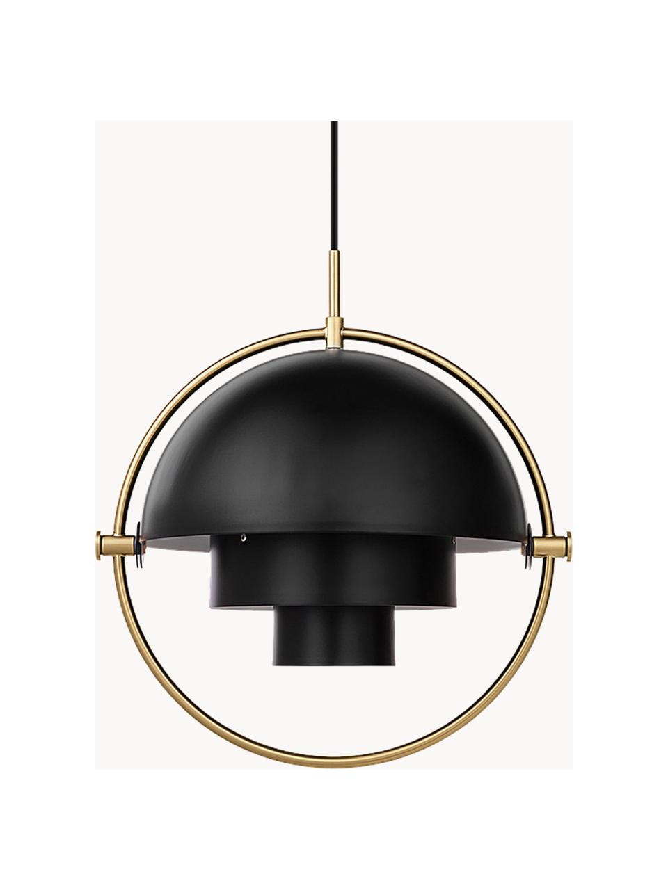 Lampa wisząca Multi-Lite, Czarny, mosiężny, Ø 36 x W 36 cm