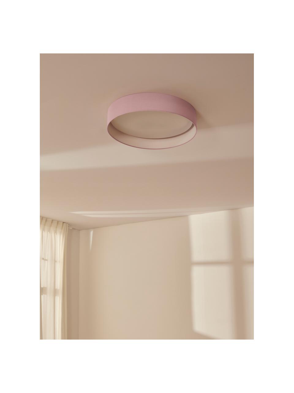 Plafoniera a LED Helen, Struttura: metallo, Rosa cipria, Ø 35 x Alt. 7 cm