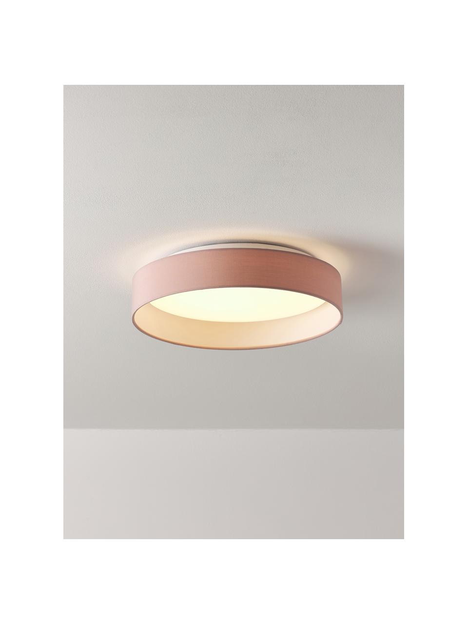 Plafonnier LED Helen, Vieux rose, Ø 35 x haut. 7 cm