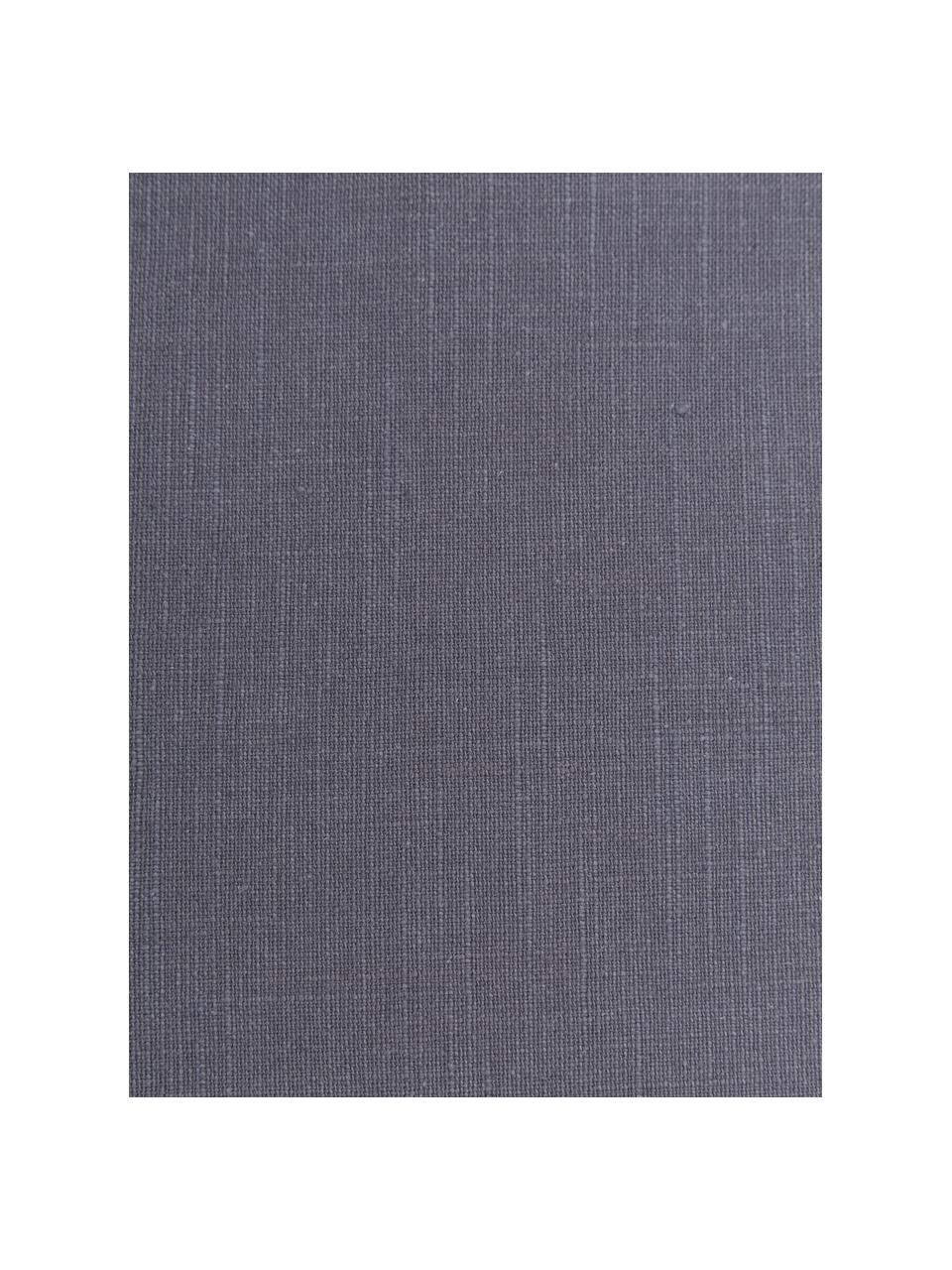 Stoffen servetten Henley met franjes, 2 stuks, 100% katoen, Donkerblauw, B 45 x L 45 cm
