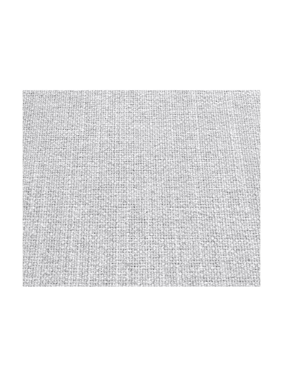 Reposapiés puf Moby, Tapizado: poliéster Alta resistenci, Estructura: madera de pino maciza, Patas: metal, Gris claro, An 78 x F 78 cm