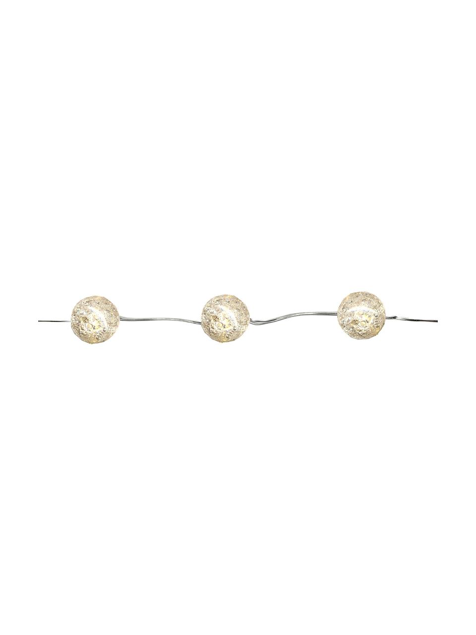 Guirnalda de luces LED Raindrop, Plástico, Blanco, L 140 cm