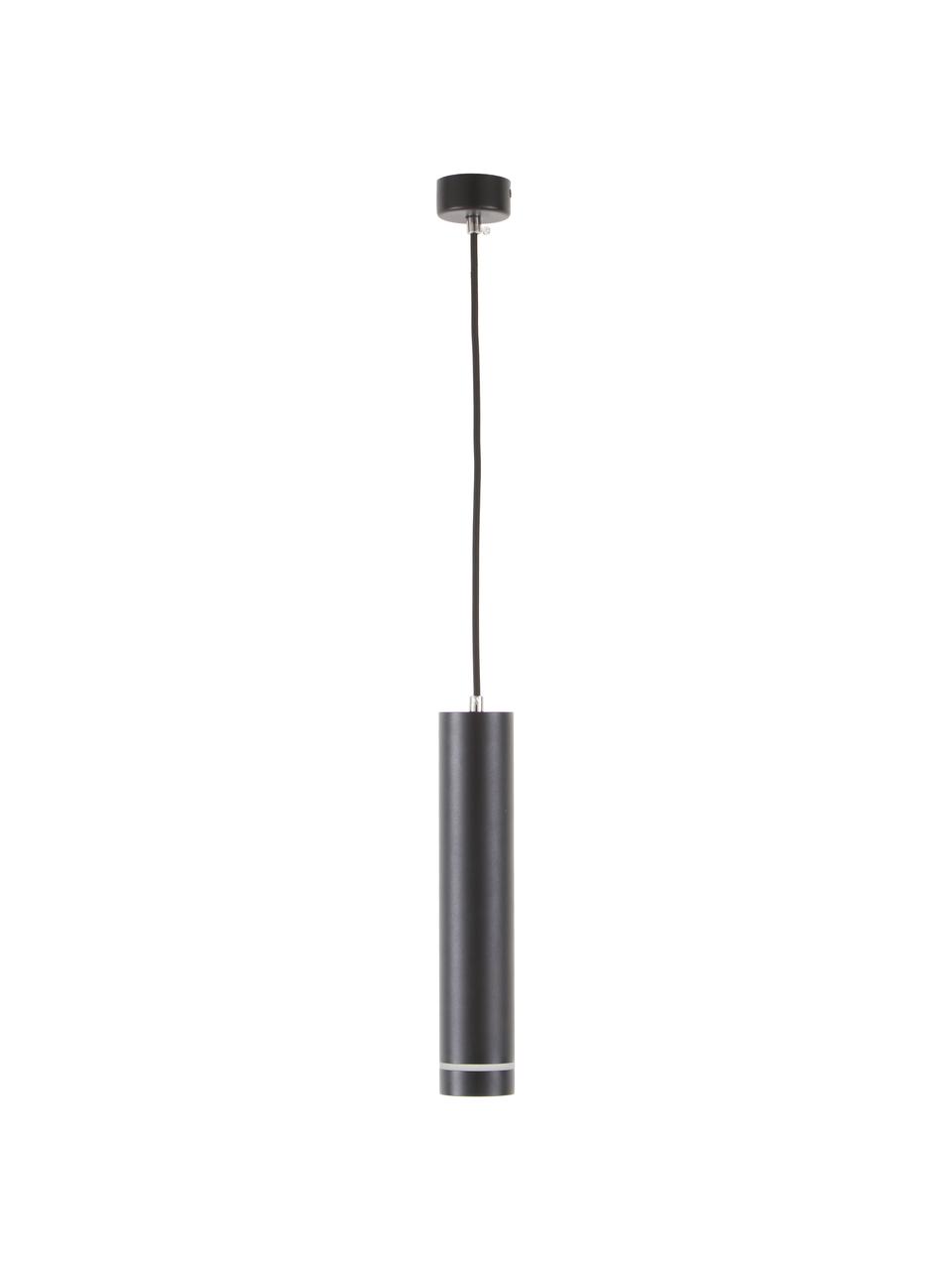 Malá závesná lampa Esca, Čierna, Ø 6 x V 30 cm