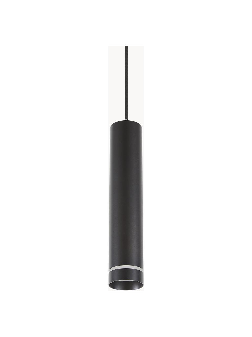 Petite suspension Esca, Noir, Ø 6 x haut. 30 cm