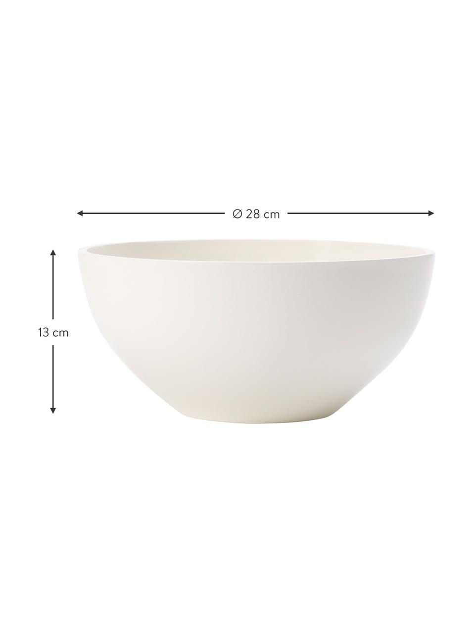 Misa do sałatek z porcelany Artesano, Porcelana, Biały, Ø 28 x W 13 cm