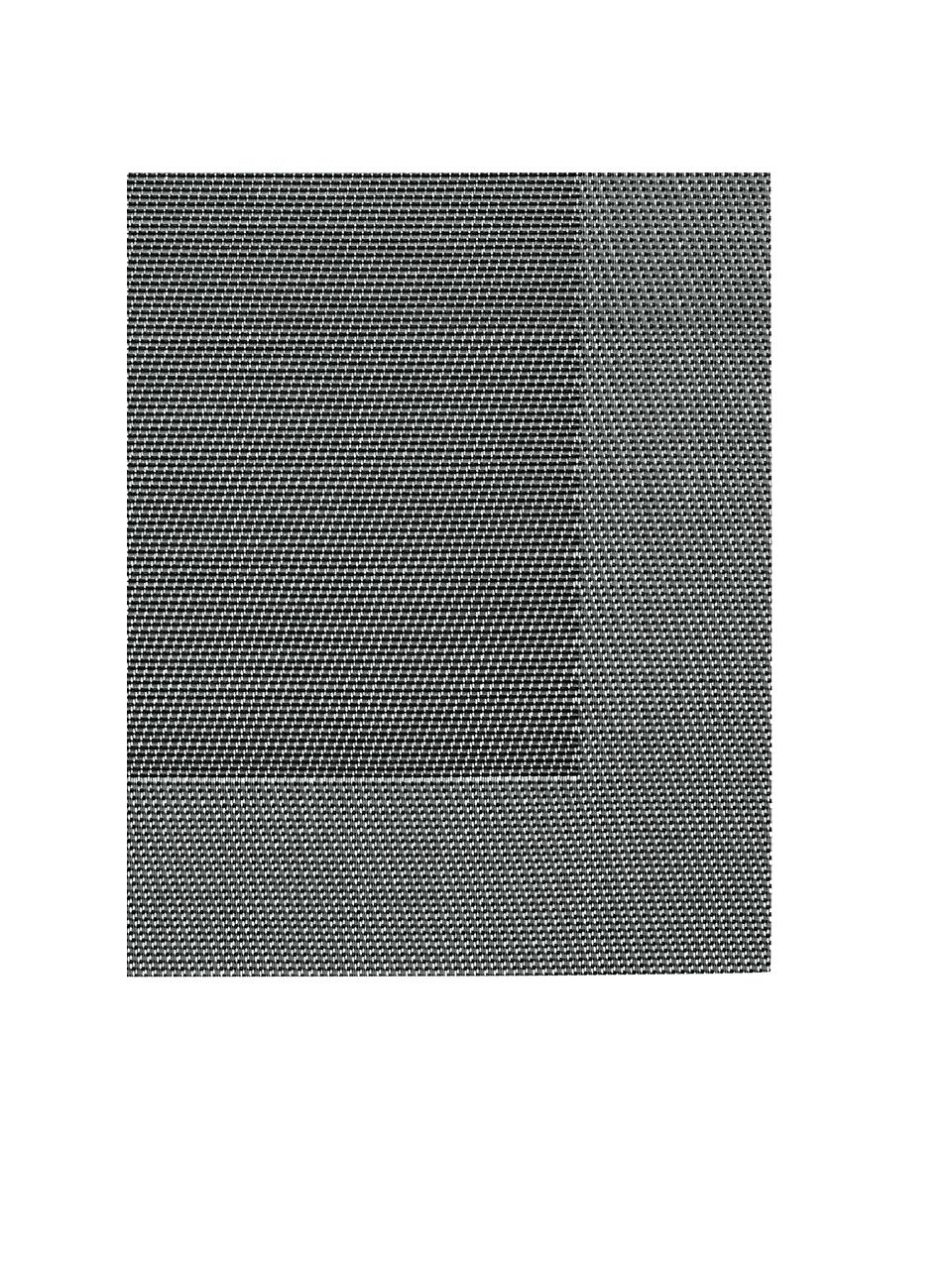 Plastové stolové prestieranie Modern, 2 ks, Plast, Strieborná, čierna, Š 33 x D 46 cm