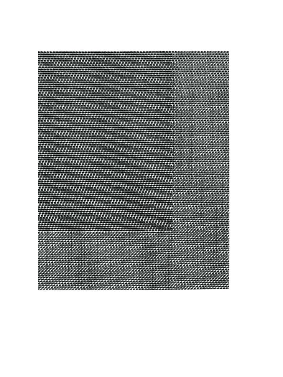Umělohmotné prostírání Modern, 2 ks, Umělá hmota, Stříbrná, černá, Š 33 cm, D 46 cm