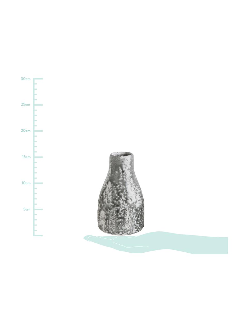 Sada dekorativních váz z terakoty Kronos, 3 díly, Odstíny šedé