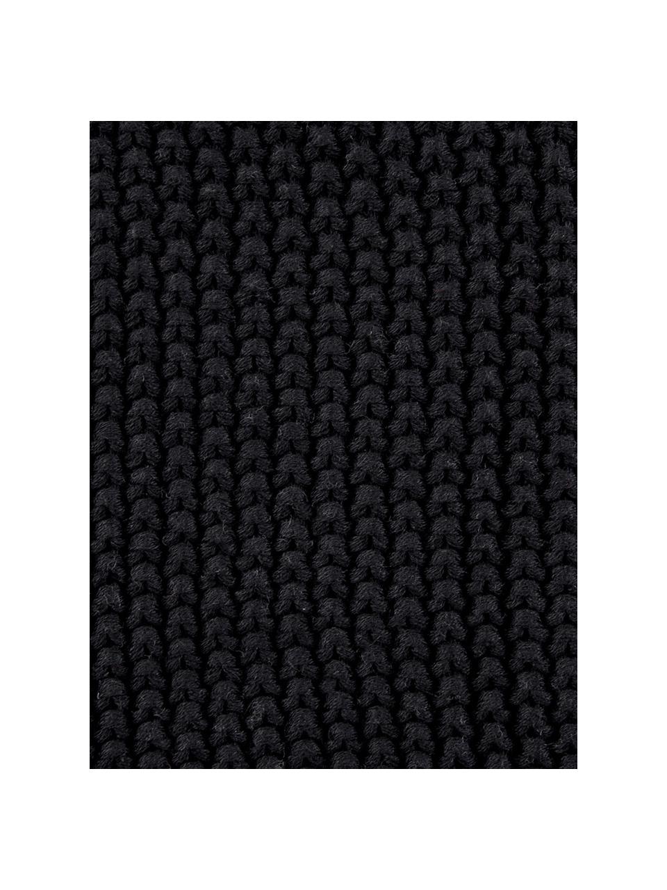 Gebreide kussenhoes Molly met pompoms, 100% katoen

Het materiaal dat in dit product wordt gebruikt, is getest op schadelijke stoffen en gecertificeerd volgens STANDARD 100 door OEKO-TEX® 11.HIN.00050 HOHENSTEIN HTTI., Zwart, B 40 x L 40 cm